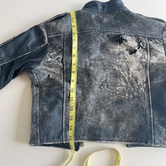 Dr Romanelli custom made cropped leather jacket XS - Picture 7 of 7